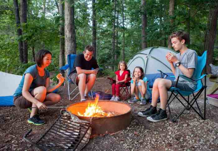 Camping holidays with kids